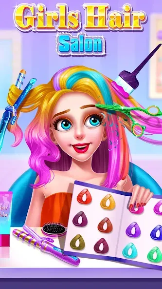 Girls Hair Salon [MOD: Разблокировано] - Скриншот 1