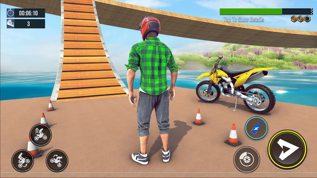 Bike Stunt : Motorcycle Game [MOD: Все разблокировано] - Скриншот 1