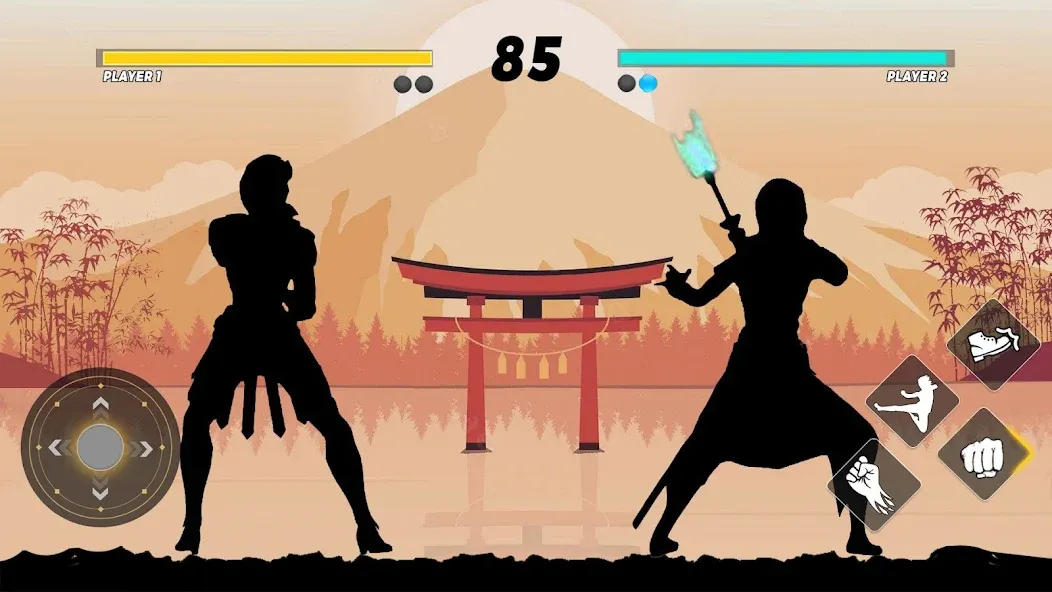 Sword Shadow Fighting Game 3D [MOD: Много монет/Энергии] - Скриншот 4