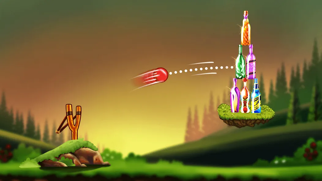 Bottle Shooting Game 2 [MOD: Mega Mod/Меню] - Скриншот 1