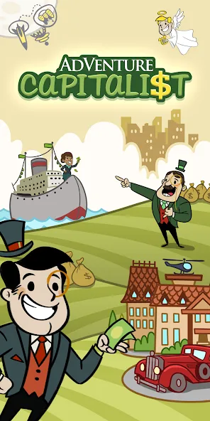 AdVenture Capitalist (ЭдВенчер Капиталист) [MOD: Меню/Много денег] - Скриншот 1