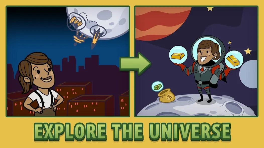 AdVenture Capitalist (ЭдВенчер Капиталист) [MOD: Меню/Много денег] - Скриншот 4