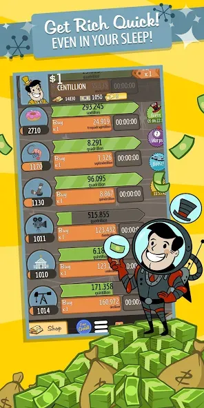 AdVenture Capitalist (ЭдВенчер Капиталист) [MOD: Меню/Много денег] - Скриншот 5