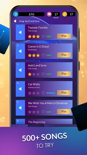 Piano Dream: Tap Piano Tiles 3 (Пиано Дрим) [MOD: Все разблокировано] - Скриншот 3