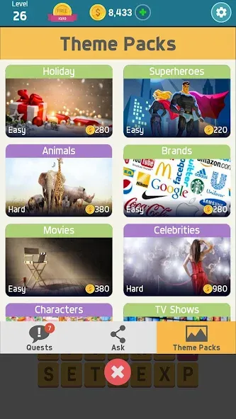 Pictoword: Fun Brain Word Game (Пиктоворд) [MOD: Разблокировано] - Скриншот 5