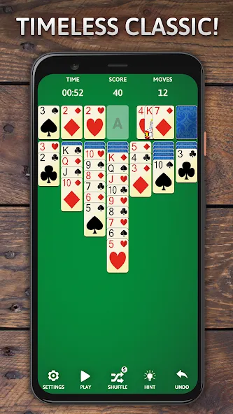 Solitaire Classic Era Games [MOD: Много монет/Энергии] - Скриншот 1