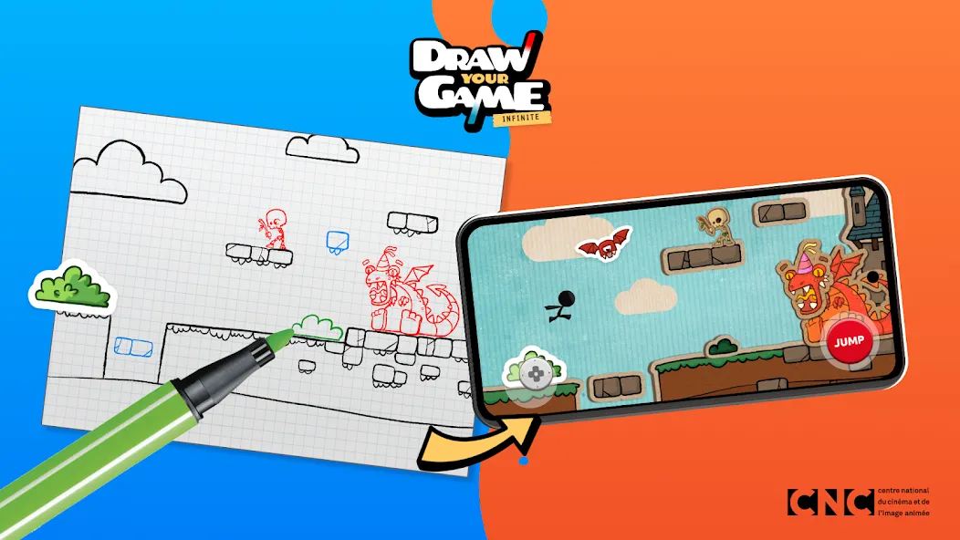 Draw Your Game Infinite [MOD: Mega Mod/Меню] - Скриншот 1