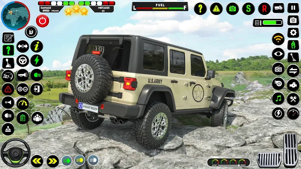 Army Truck Transporter Game 3D [MOD: Бесконечные деньги] - Скриншот 1