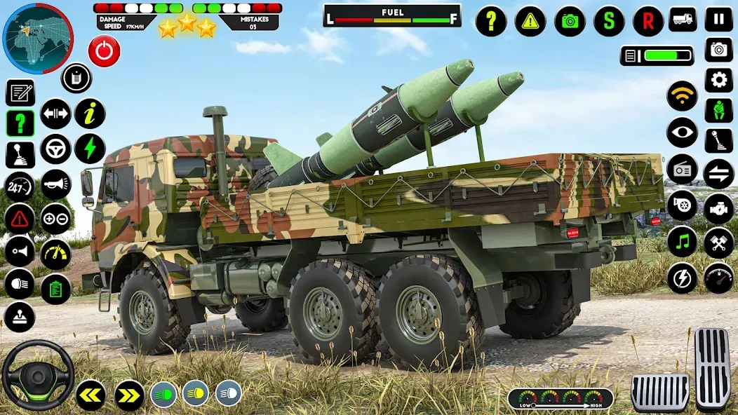 Army Truck Transporter Game 3D [MOD: Бесконечные деньги] - Скриншот 3