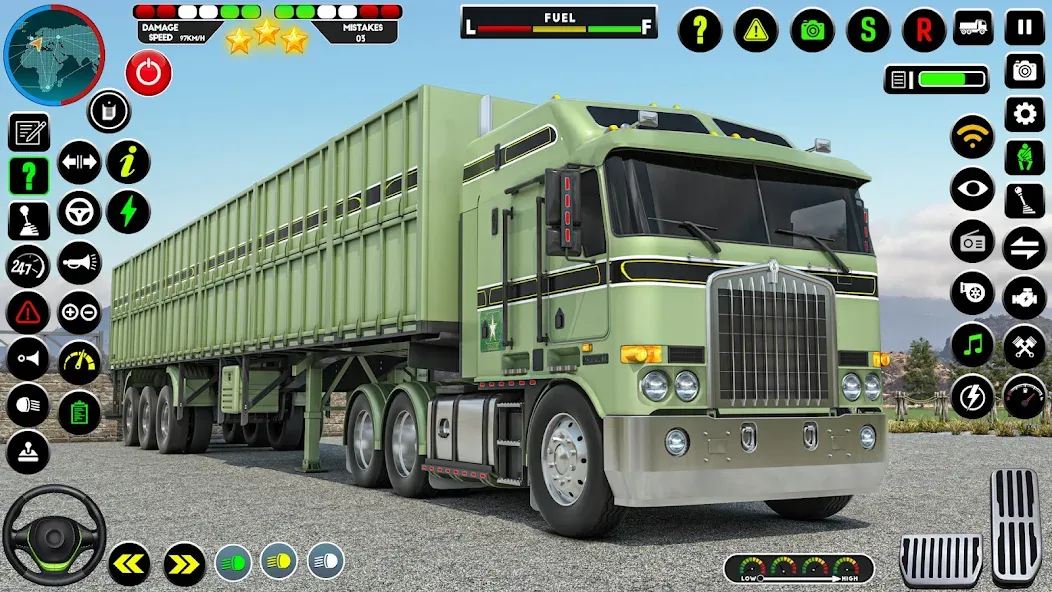 Army Truck Transporter Game 3D [MOD: Бесконечные деньги] - Скриншот 5