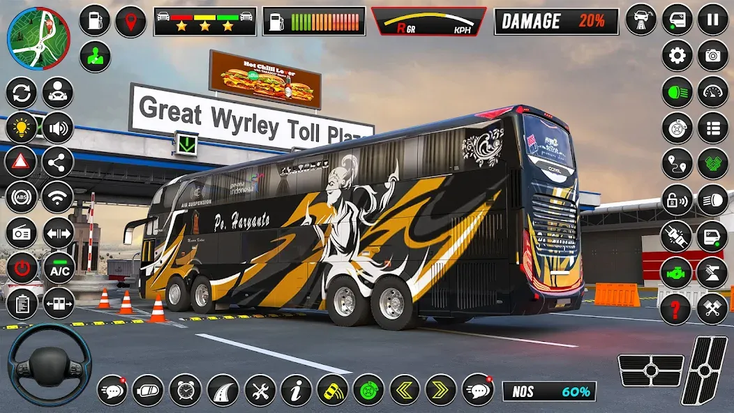 City Coach Bus Driver Games 3D [MOD: Меню/Много денег] - Скриншот 2