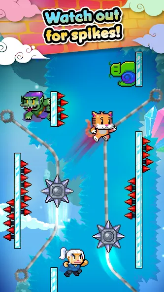 Wall Kickers (Уолл Кикерс) [MOD: Много монет/Энергии] - Скриншот 4