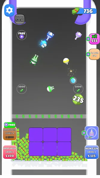 Guns and Bounce (Ганз энд Баунс) [MOD: Все открыто] - Скриншот 1