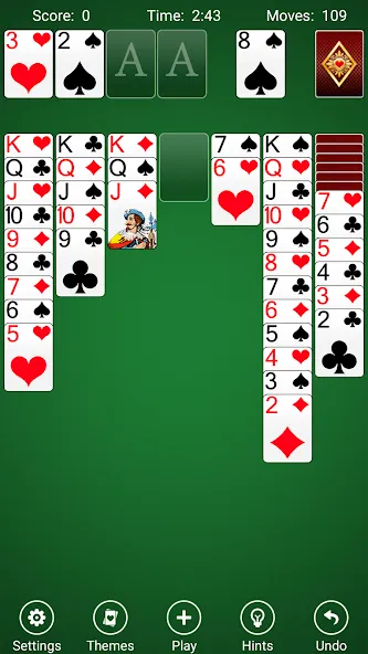 Solitaire [MOD: Много монет/Энергии] - Скриншот 1