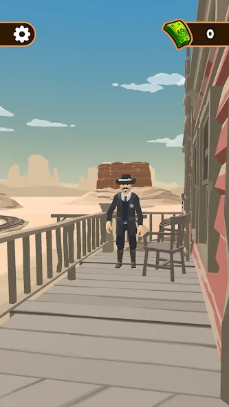 Western Cowboy: Shooting Game (Вестерн Каубой) [MOD: Много монет/Энергии] - Скриншот 1