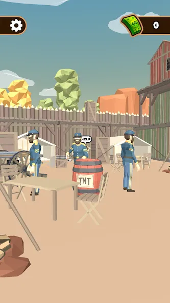 Western Cowboy: Shooting Game (Вестерн Каубой) [MOD: Много монет/Энергии] - Скриншот 3