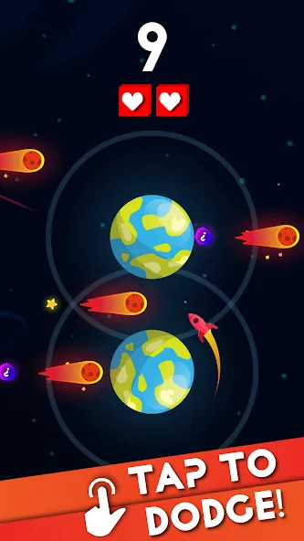 Rocket Spin: Space Survival (Рокет Спин) [MOD: Разблокировано] - Скриншот 2