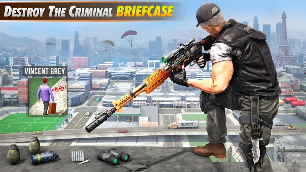 Sniper Shooter Mission Games [MOD: Все открыто] - Скриншот 3