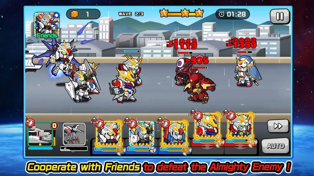 LINE: Gundam Wars (Лайн) [MOD: Много монет/Энергии] - Скриншот 5