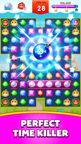 Jewels Legend — Match 3 Puzzle (Джуэл Легенд) [MOD: Много монет/Энергии] - Скриншот 4