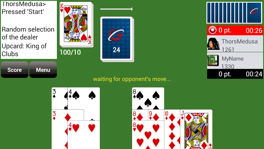Gin Rummy GC Online (Джин Рамми Онлайн) [MOD: Mega Mod/Меню] - Скриншот 1
