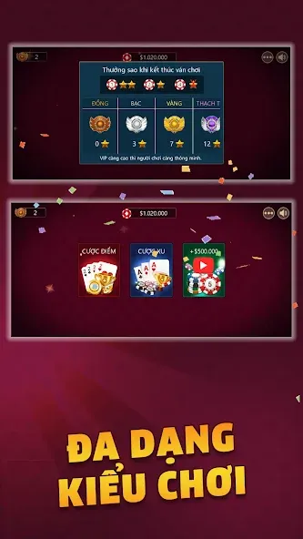Tiến Lên — Tien Len Mien Nam [MOD: Mega Mod/Меню] - Скриншот 3