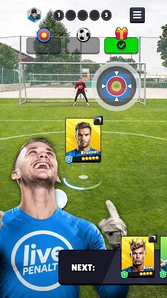 Live Penalty (Лайв Пенальти Клаш) [MOD: Бесконечные деньги] - Скриншот 1
