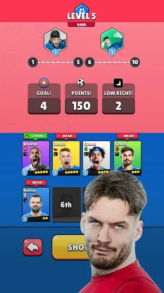 Live Penalty (Лайв Пенальти Клаш) [MOD: Бесконечные деньги] - Скриншот 3