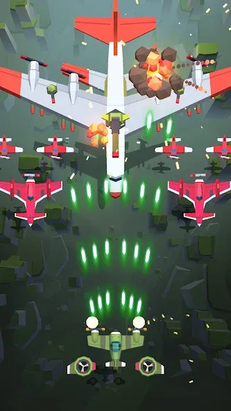 Burning Sky: Aircraft Combat (Бернинг Скай) [MOD: Все открыто] - Скриншот 2