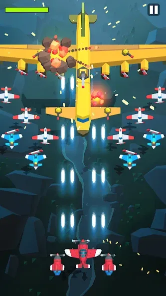 Burning Sky: Aircraft Combat (Бернинг Скай) [MOD: Все открыто] - Скриншот 5