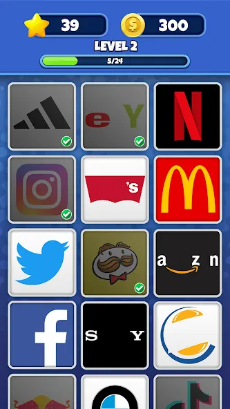 Logo Quiz — World Trivia Game (Лого Квиз) [MOD: Mega Mod/Меню] - Скриншот 3