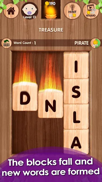 Falling Word Games — Addictive (Фоллинг Уорд Геймс) [MOD: Мод Меню/Взлом] - Скриншот 2