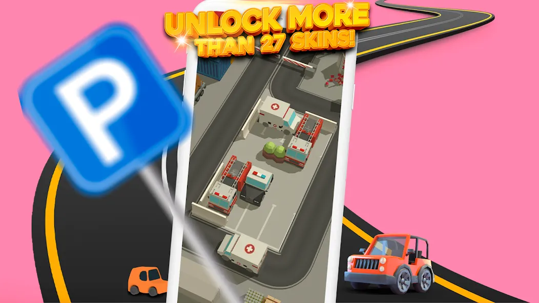Parking Jam 3D (Парковочный затор 3D) [MOD: Premium/Unlocked] - Скриншот 3
