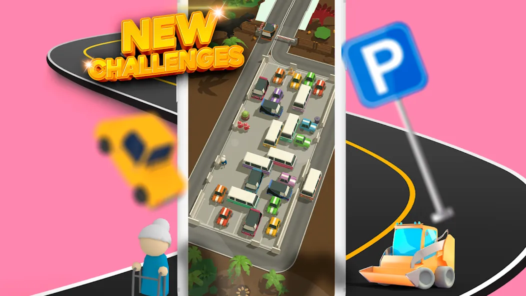 Parking Jam 3D (Парковочный затор 3D) [MOD: Premium/Unlocked] - Скриншот 4