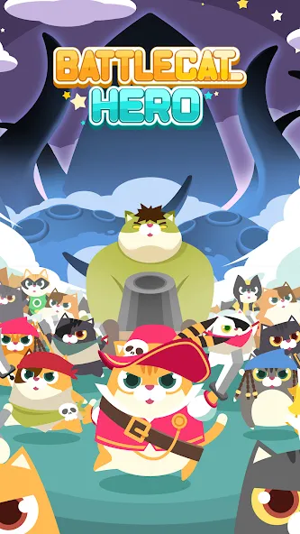 Battle Cat Hero (Баттл Кэт Герой) [MOD: Premium/Unlocked] - Скриншот 1