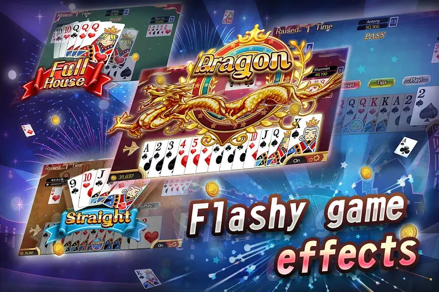 Fun Big 2 Taiwan: Card Craze (Фан Биг 2 Тайвань) [MOD: Меню/Много денег] - Скриншот 2