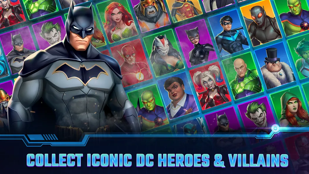 DC Heroes & Villains: Match 3 [MOD: Разблокировано] - Скриншот 1