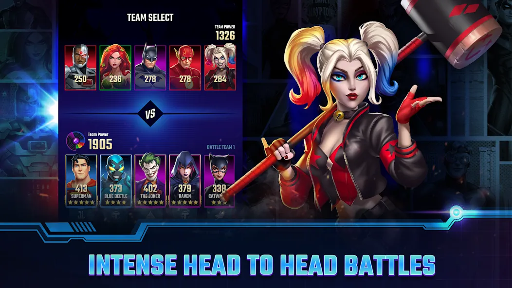 DC Heroes & Villains: Match 3 [MOD: Разблокировано] - Скриншот 2