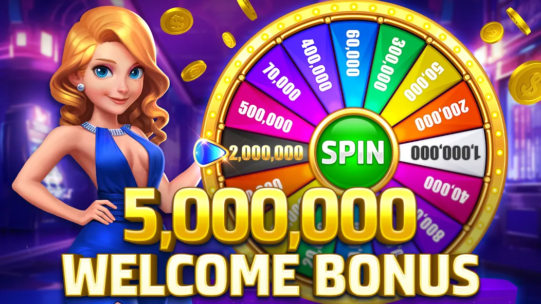 HighRoller Vegas: Casino Games (Хайроллер Вегас) [MOD: Мод Меню/Взлом] - Скриншот 1
