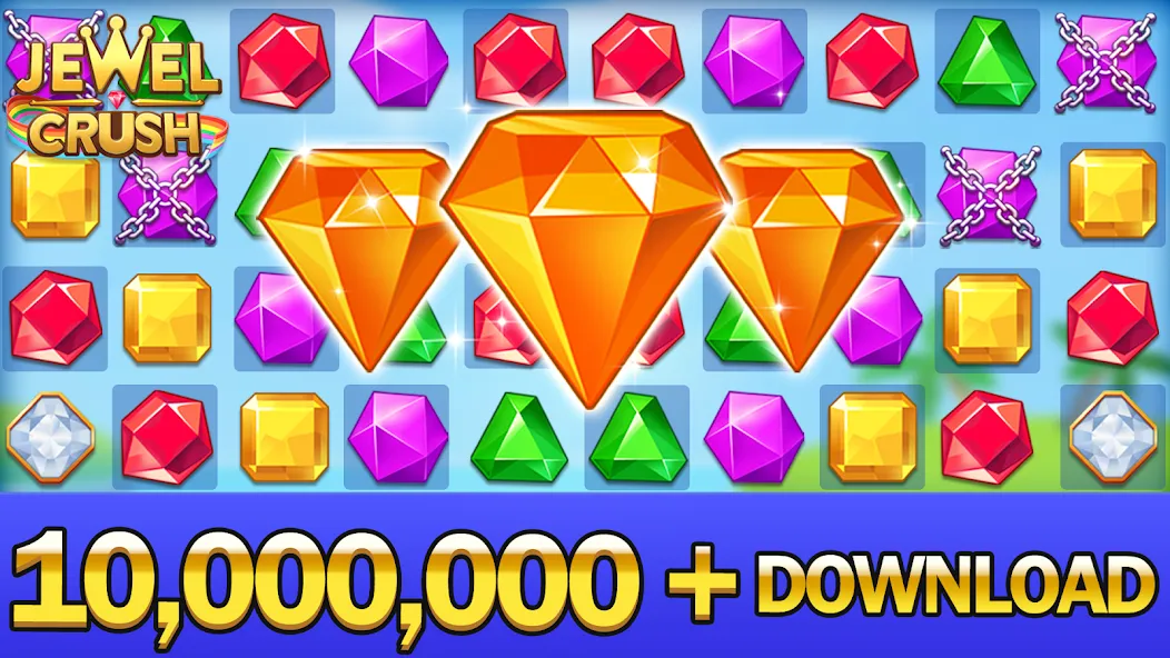 Jewel Crush™ — Match 3 Legend [MOD: Все открыто] - Скриншот 5