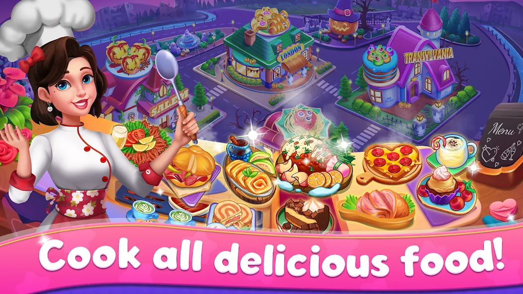 Mom's Kitchen : Cooking Games [MOD: Много монет/Энергии] - Скриншот 2