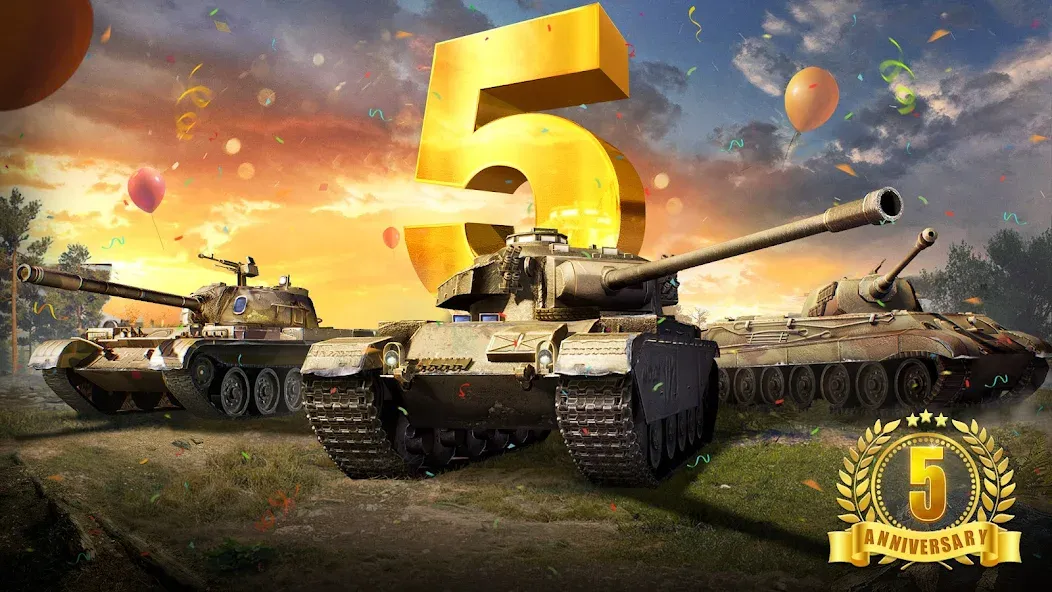 Furious Tank: War of Worlds (Фьюриус Танк) [MOD: Все разблокировано] - Скриншот 1