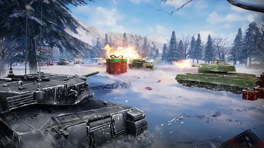 Furious Tank: War of Worlds (Фьюриус Танк) [MOD: Все разблокировано] - Скриншот 2