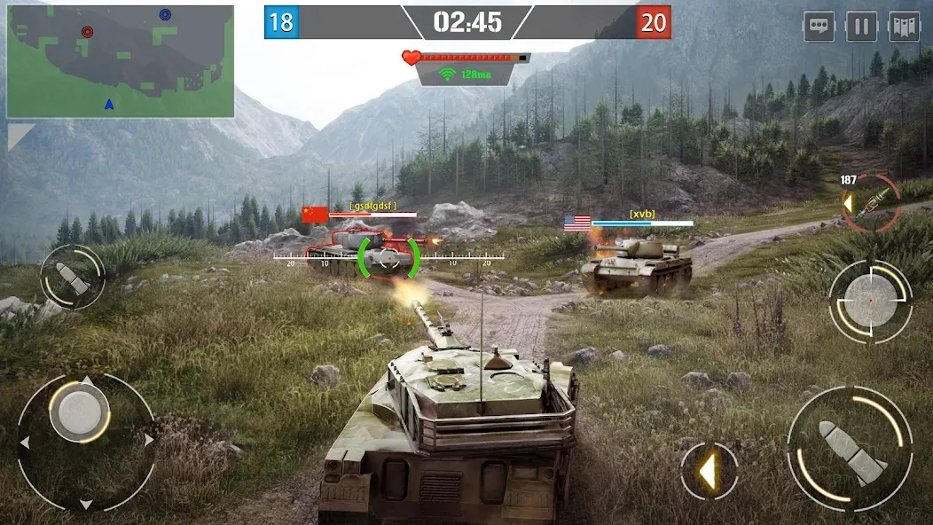 Furious Tank: War of Worlds (Фьюриус Танк) [MOD: Все разблокировано] - Скриншот 4