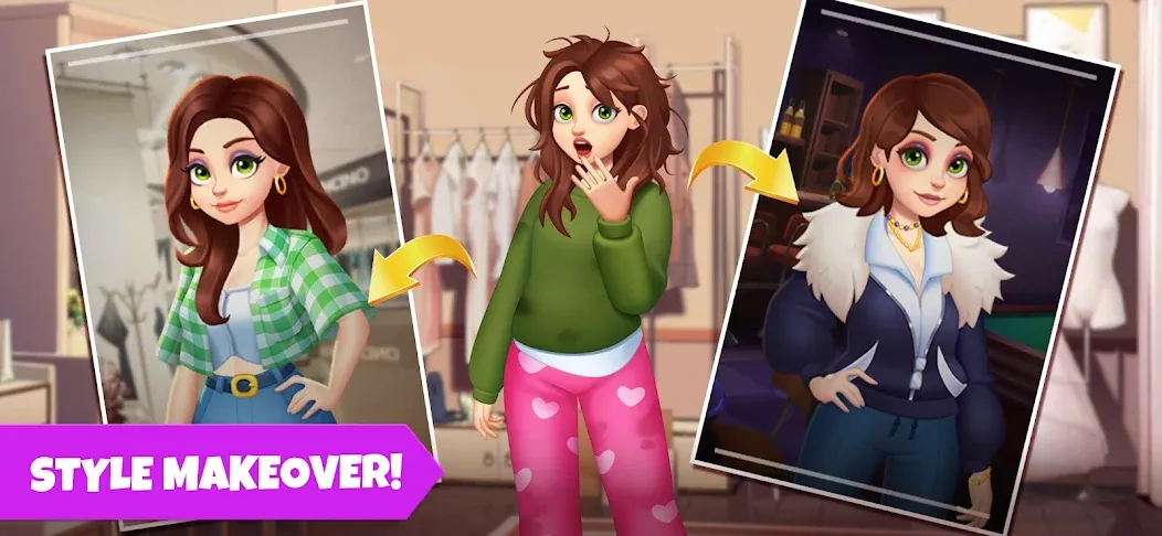 Makeover Blast: Dressup Salon (Мейковер Бласт) [MOD: Все разблокировано] - Скриншот 4