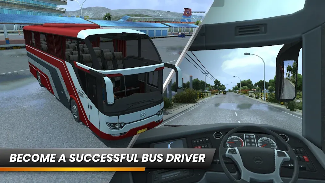 Bus Simulator Indonesia (Бус Симулятор Индонезия) [MOD: Разблокировано] - Скриншот 1