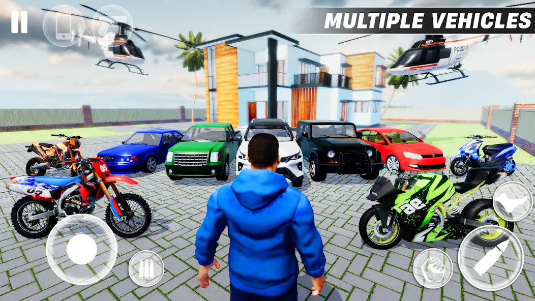 Indian Driving Open World (Индийское Вождение Открытый Мир) [MOD: Меню/Много денег] - Скриншот 2