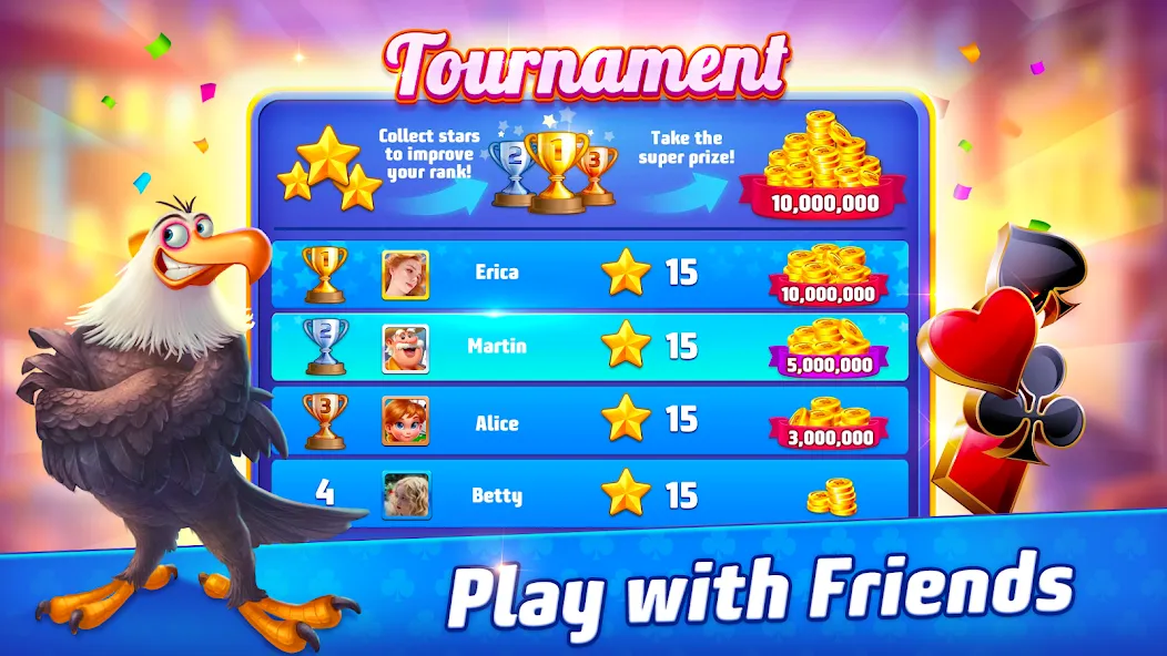 Solitaire TriPeaks Journey (Солитер ТриПикс Джорни) [MOD: Все открыто] - Скриншот 3