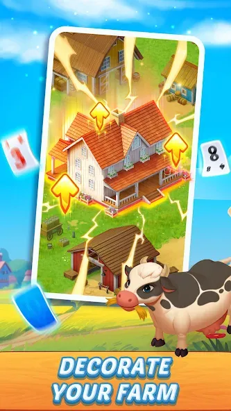 Solitaire Farm Adventure (Солитер) [MOD: Premium/Unlocked] - Скриншот 4