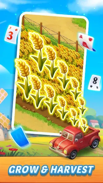 Solitaire Farm Adventure (Солитер) [MOD: Premium/Unlocked] - Скриншот 5